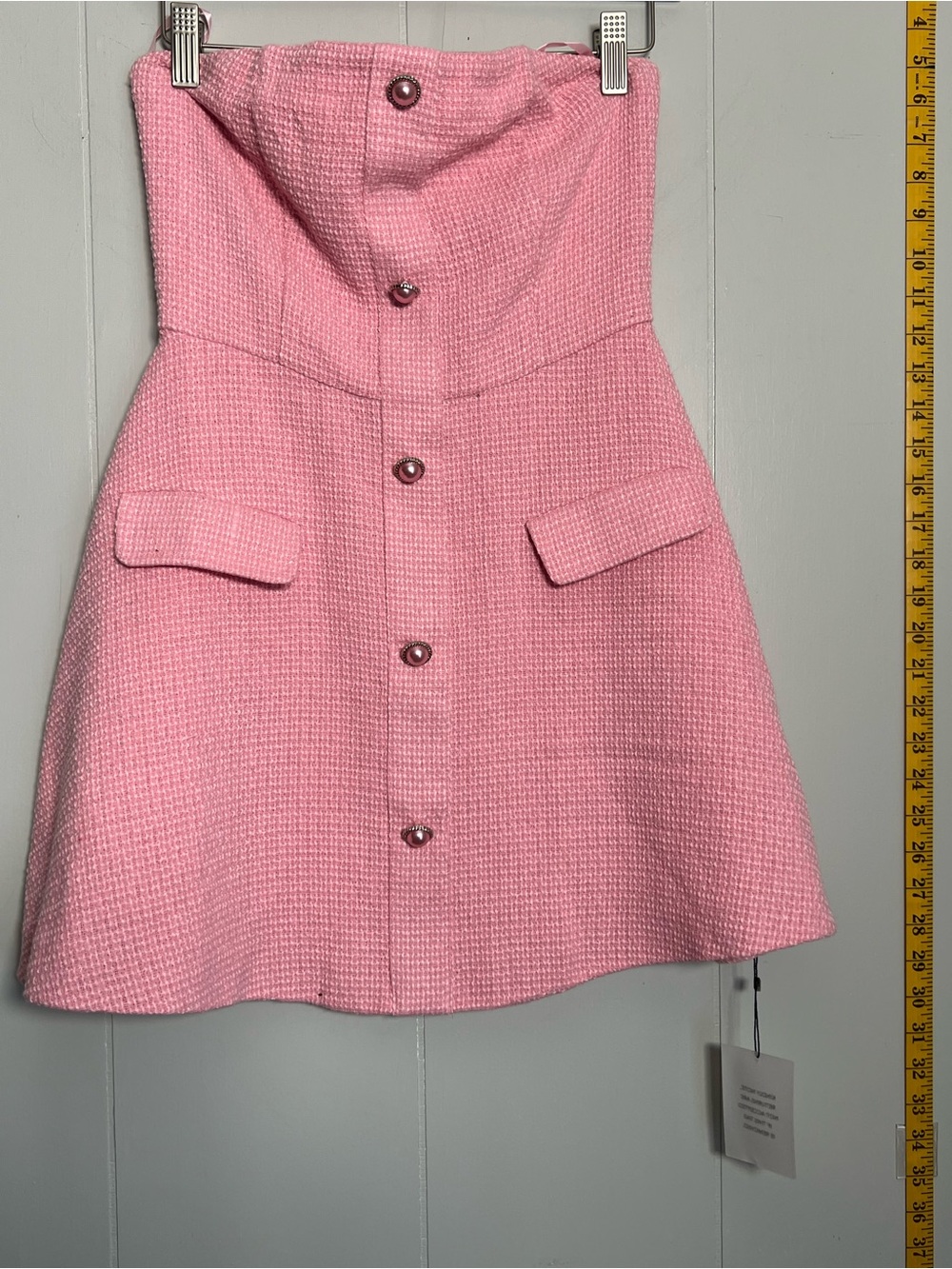 MORE TO COME 
Anwen Mini Dress in Baby Pink - Picture 5 of 9